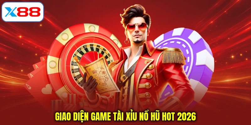 Giao diện game Tài xỉu nổ hũ hot 2026