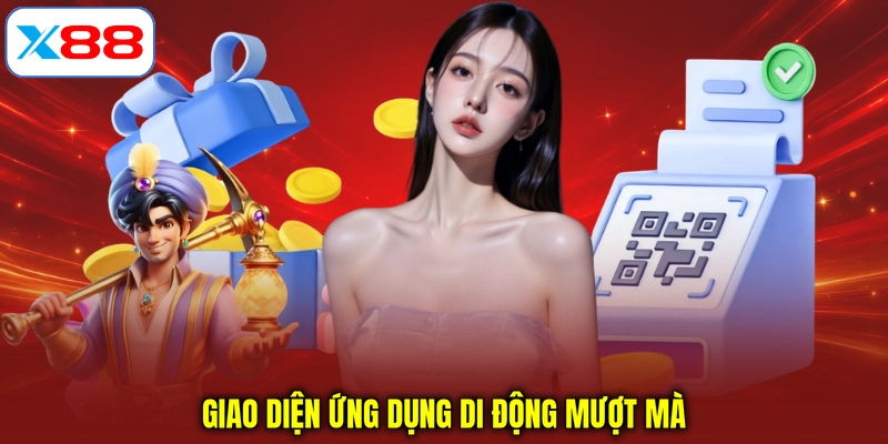 Giao diện ứng dụng di động mượt mà