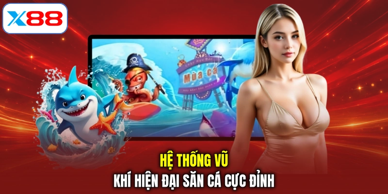 Hệ thống vũ khí hiện đại săn cá cực đỉnh