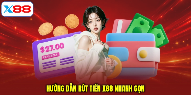 Hướng dẫn Rút Tiền X88 nhanh gọn