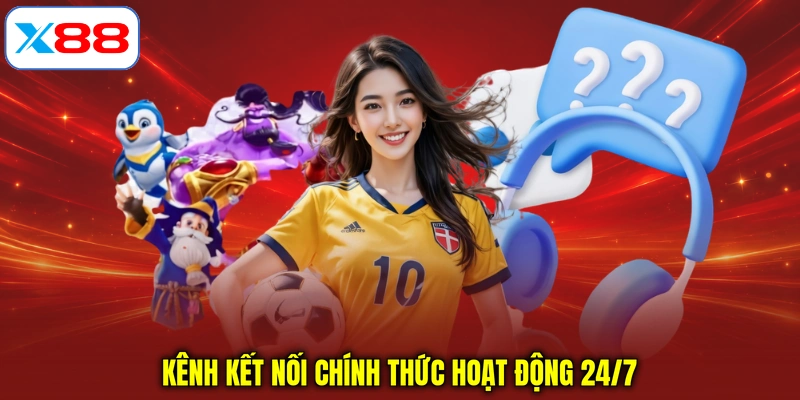 Kênh kết nối chính thức hoạt động 24/7