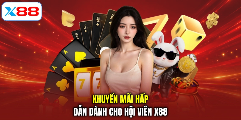 Khuyến mãi hấp dẫn dành cho hội viên X88
