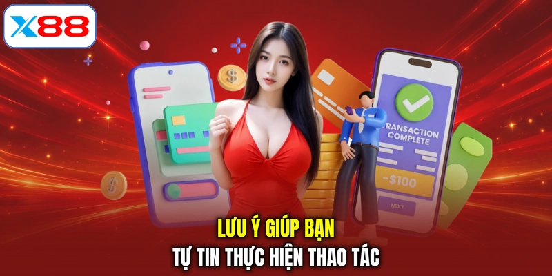 Lưu ý giúp bạn tự tin thực hiện thao tác