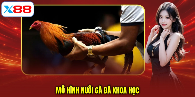 Mô hình nuôi gà đá khoa học