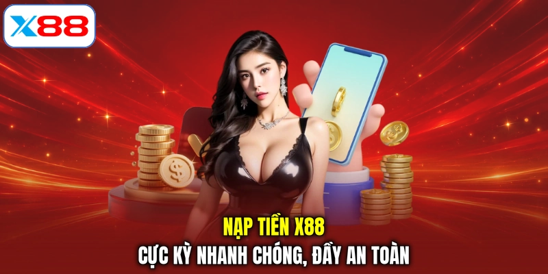 Nạp Tiền X88 cực kỳ nhanh chóng, đầy an toàn