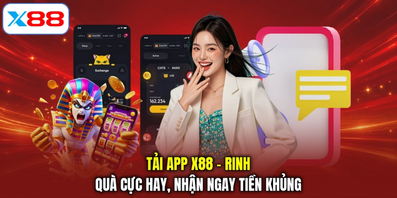 Tải App X88 - Rinh Quà Cực Hay, Nhận Ngay Tiền Khủng